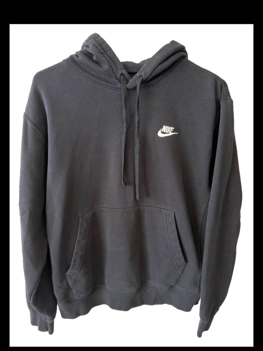 Nike Sportswear Men's Pullover Fleece Hoodie Black Pockets-Size S (BV2654-010)